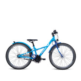 Kinderfahrrad blau 24 Zoll für größere Kinder – ideal für Schule, Freizeit und längere Strecken